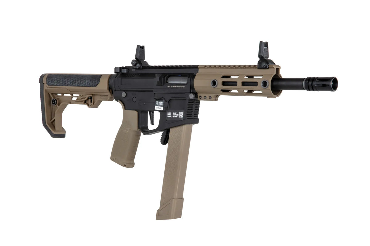 airsoft Specna Arms SA-FX01 FLEX™ HAL ETU™ 0.5J Half-tan machine pistol