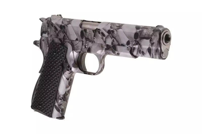 AW-NE2101 Pistol Replica - Skull Water-Transfer