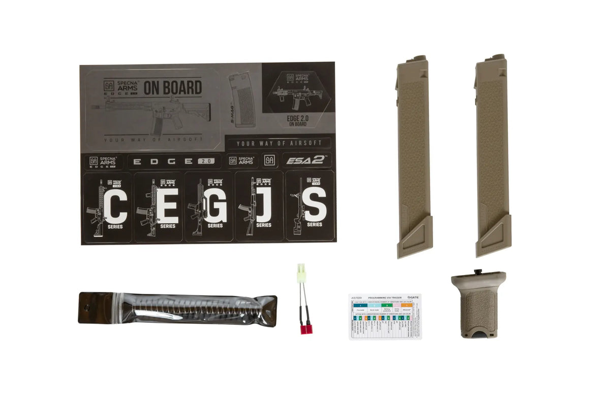 SA-X01 EDGE 2.0 GATE ASTER submachine airsoft gun - Half-tan (OUTLET)