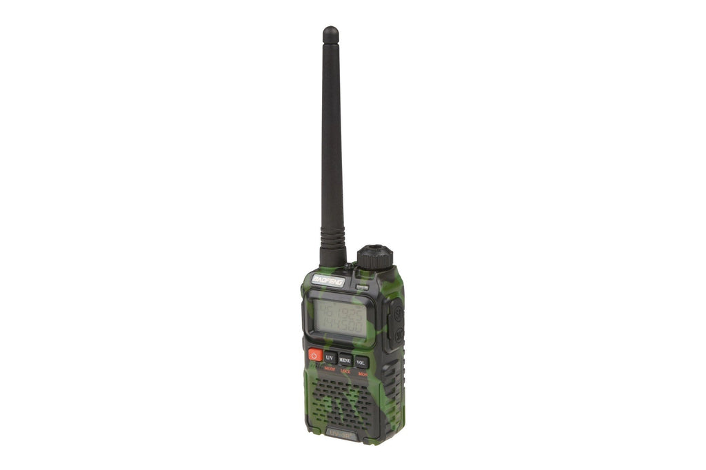 Manual Dual Band Baofeng UV-3R+ Radio - (VHF/UHF) 2W - Camo
