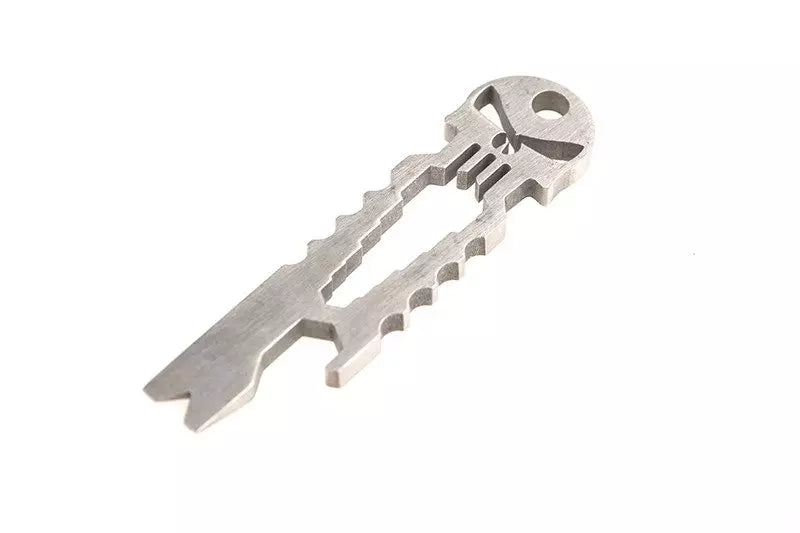 Steel Multi-Tool with Skull