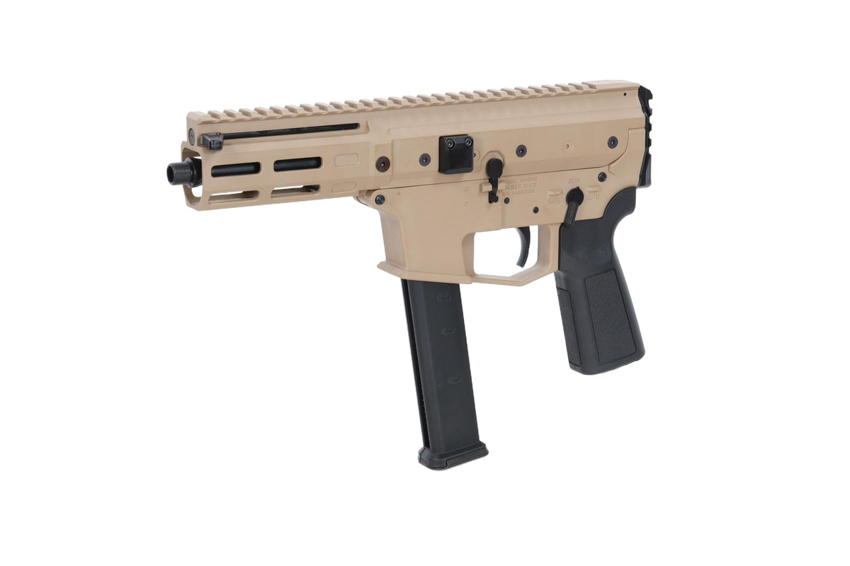 Lambda Defence x Angstadt Arms MDP-9 Tan airsoft machine gun