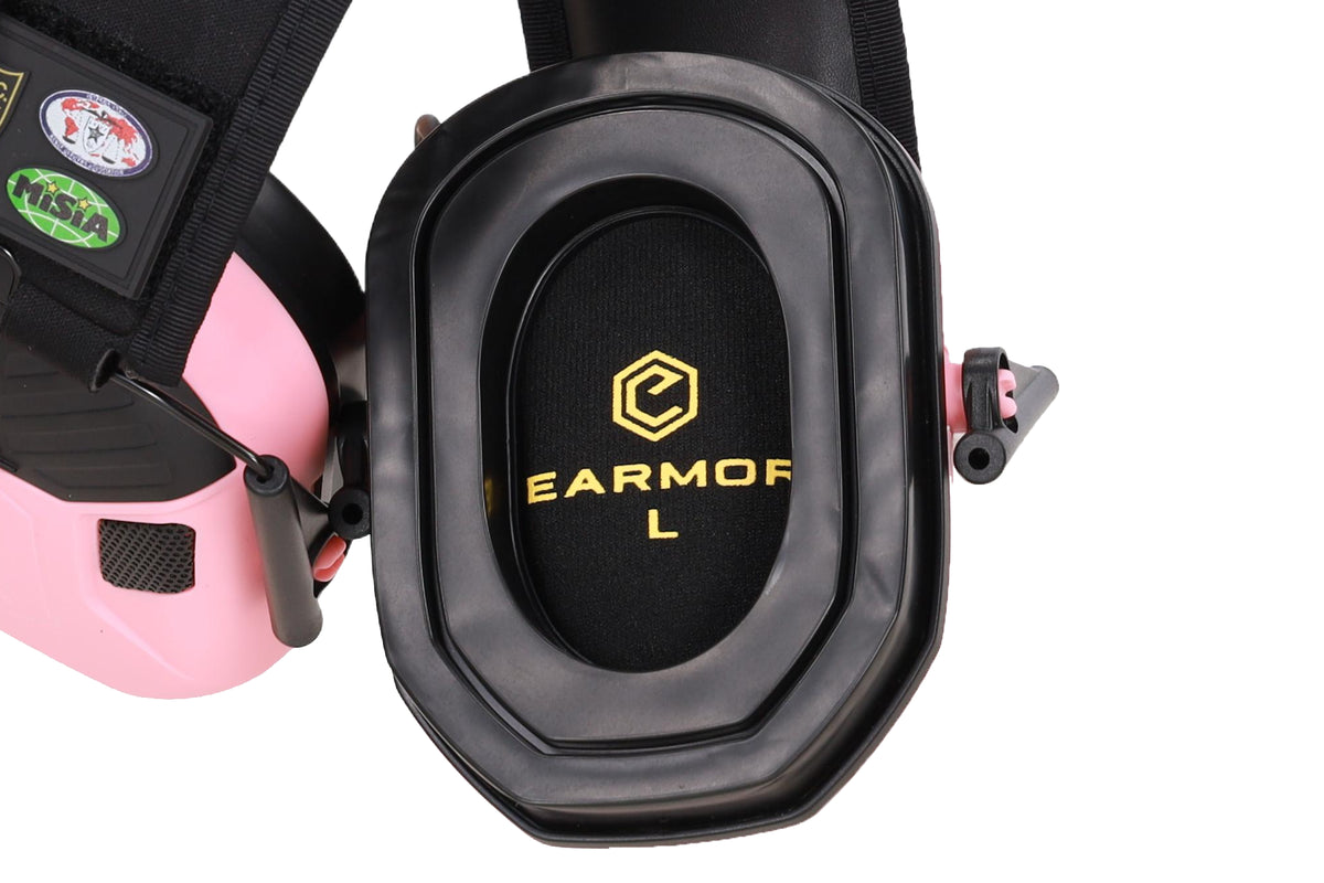 Earmor M300T active ear protectors - Pink