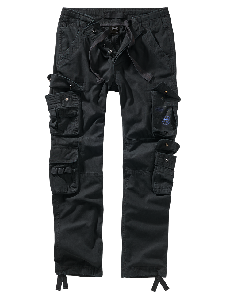 Brandit Pure Slim Fit Trousers Black