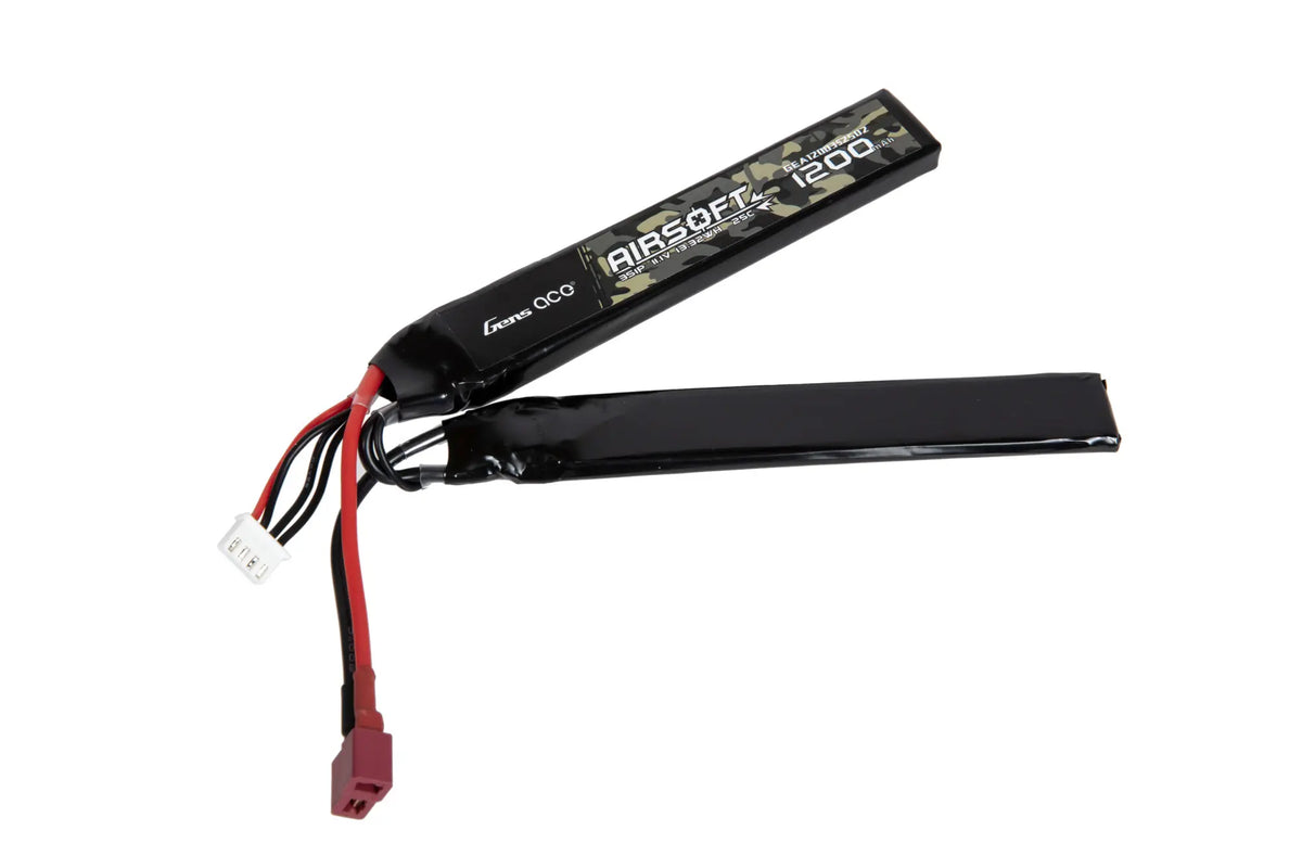 Gens Ace 25C 1200mAh 3S1P 11.1V Li-Po battery - 2 modular