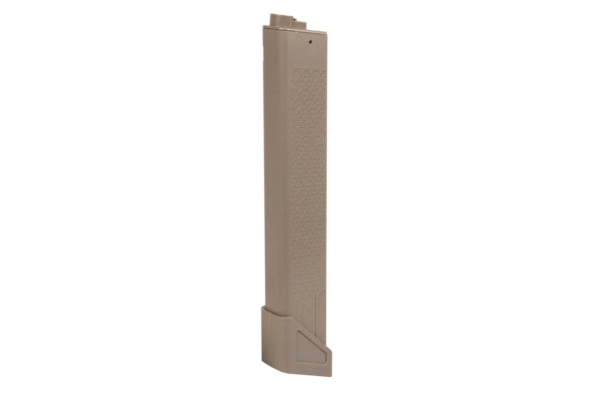 Hi-Cap 250-bullet magazine for SA- X 9mm Duo-system replicas Tan