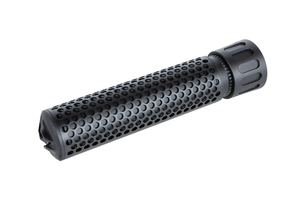 QDC 5KU replica sound suppressor kit with QD replica flame suppressor Black