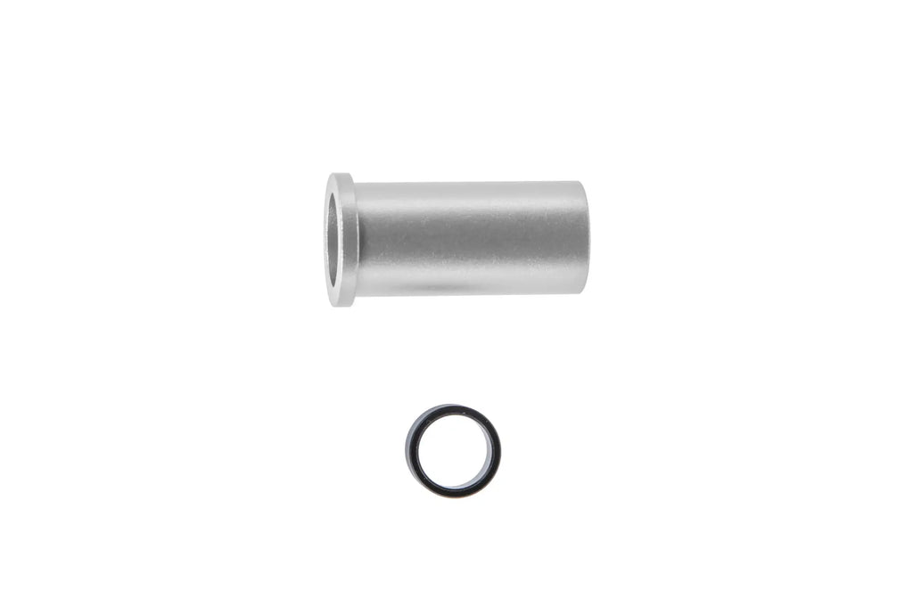 LA Capa Customs lock guide cap for TM Hi-Capa 4.3 replicas (with Delrin ring) Silver