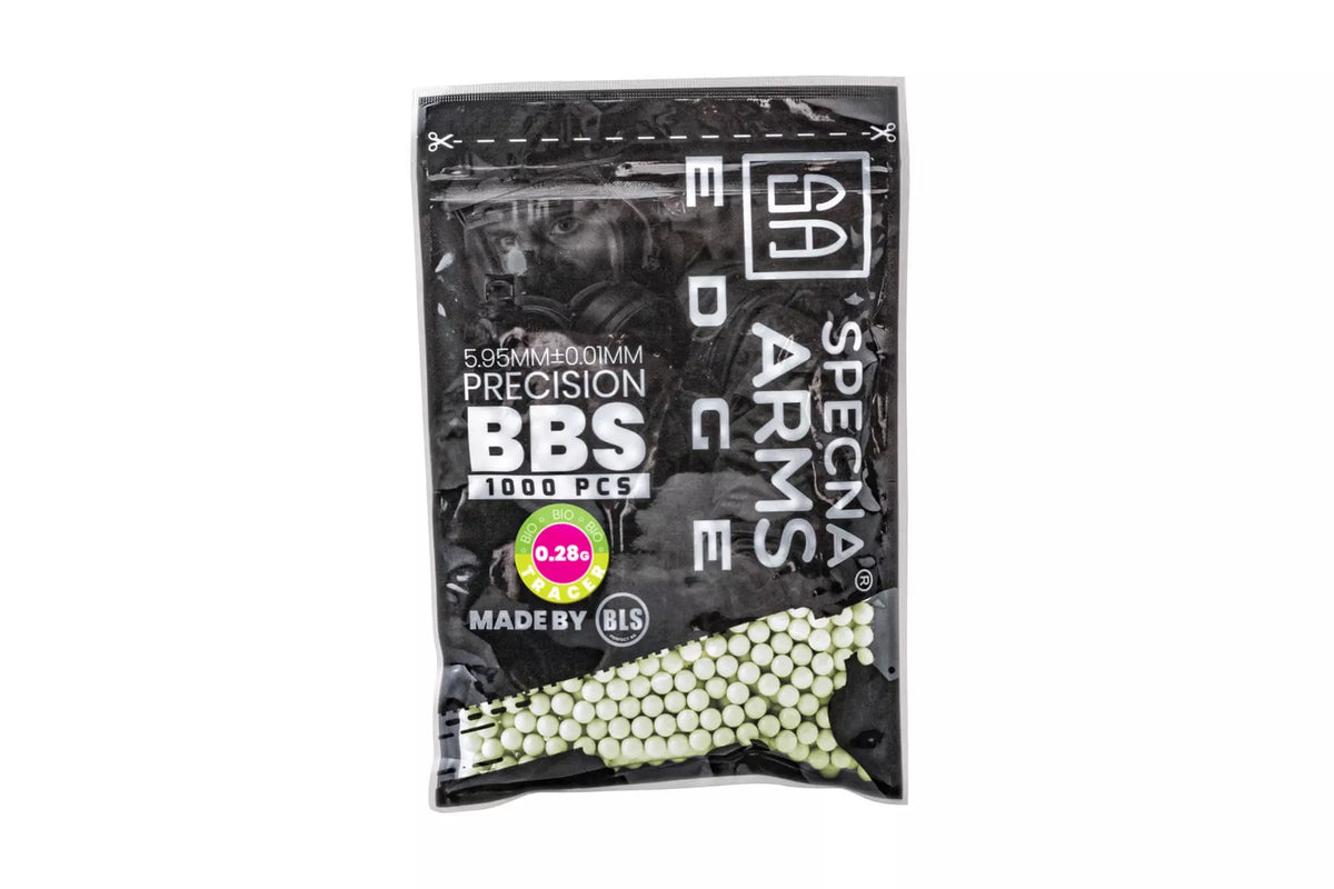 BBs Bio Tracer Degradable 0.28g Specna Arms EDGE ™ 1000 pcs - Green