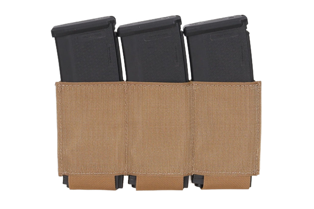 Triple magazine pouch 5.56 mm Wosport Coyote Brown