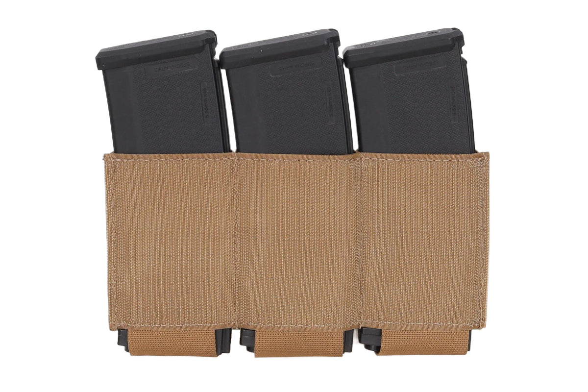 Triple magazine pouch 5.56 mm Wosport Coyote Brown