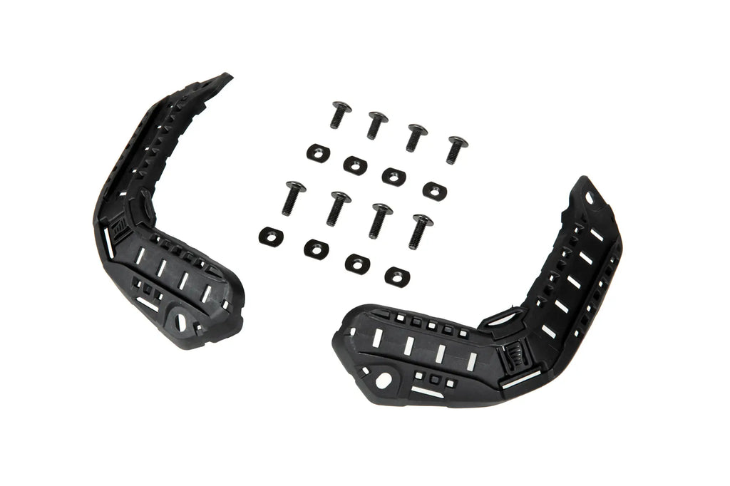 Rails set for Super High Cut helmet - Black