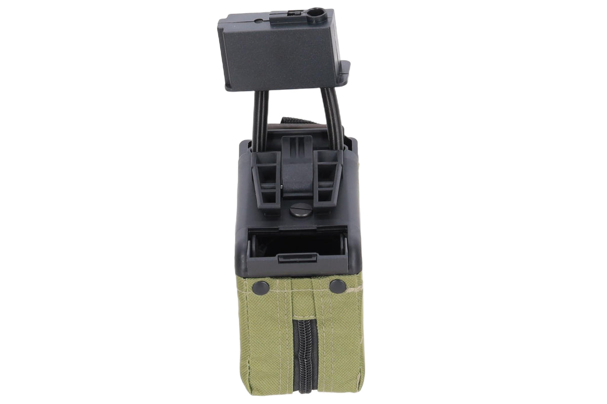 Box type magazine 1500 BBs Specna Arms x AIK for M249 Ranger Green