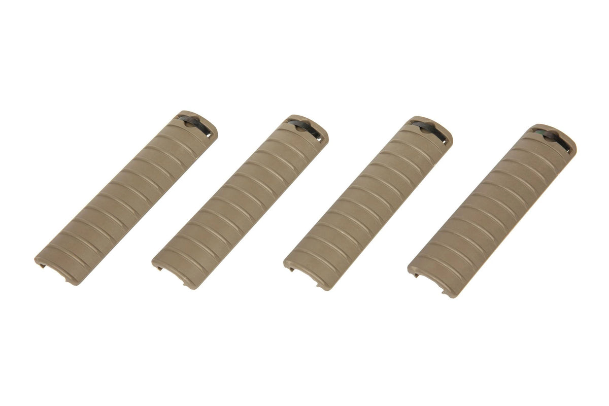 Set of coverings for RIS rails