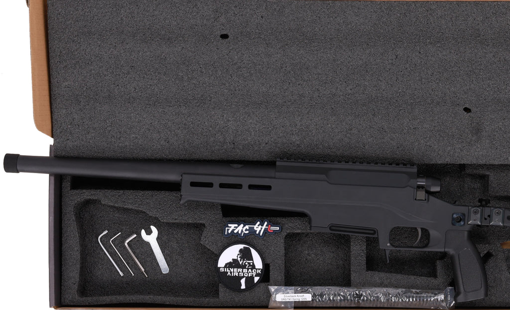 Silverback TAC-41LL-S Bolt-action sniper rifle (folding stock) – Black