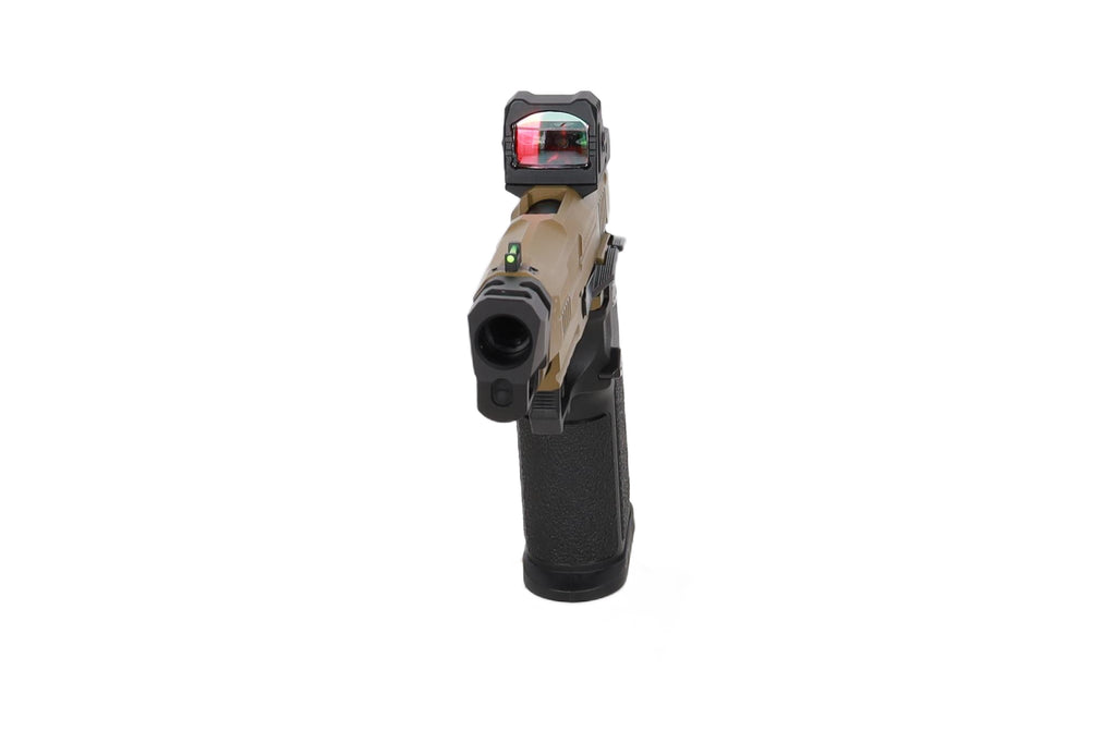 Arcturus Hi-Capa Vanguard 4.3" GBB Pistol (Optics Ready/Collimator ARS-1/Compensator) - Half-Tan