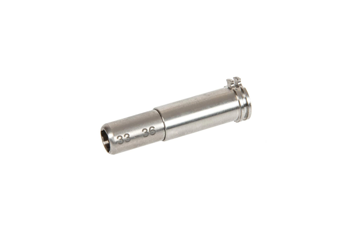 CNC adjustable titanium nozzle for AEG replicas - 33mm - 36mm