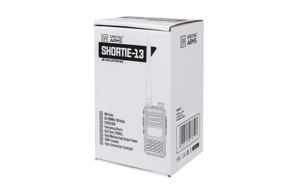 Manual Dual Band Shortie-13 Radio - (VHF/UHF)
