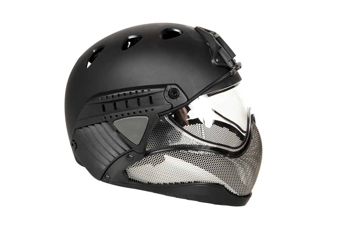 Full Face First Helmet  -Black