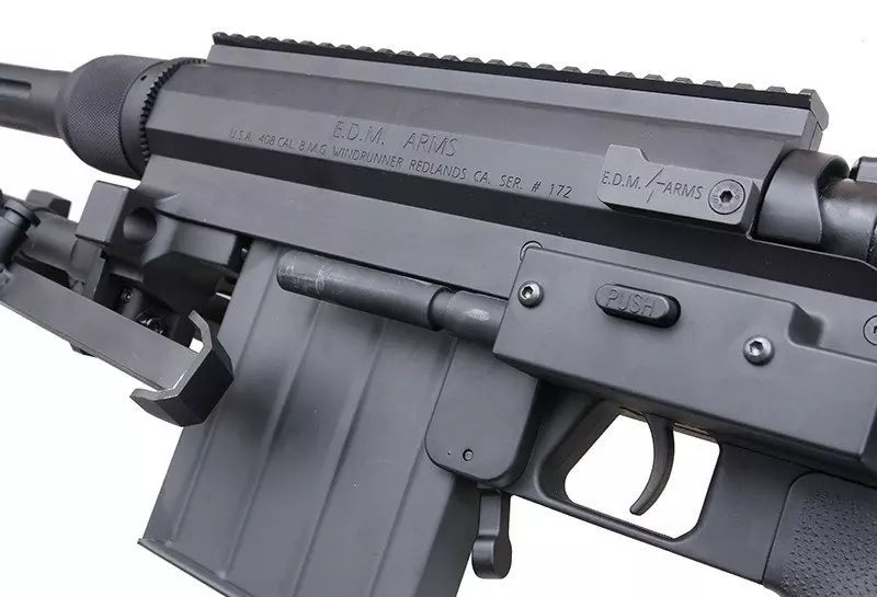 EDM200 Spring Rifle Replica - black