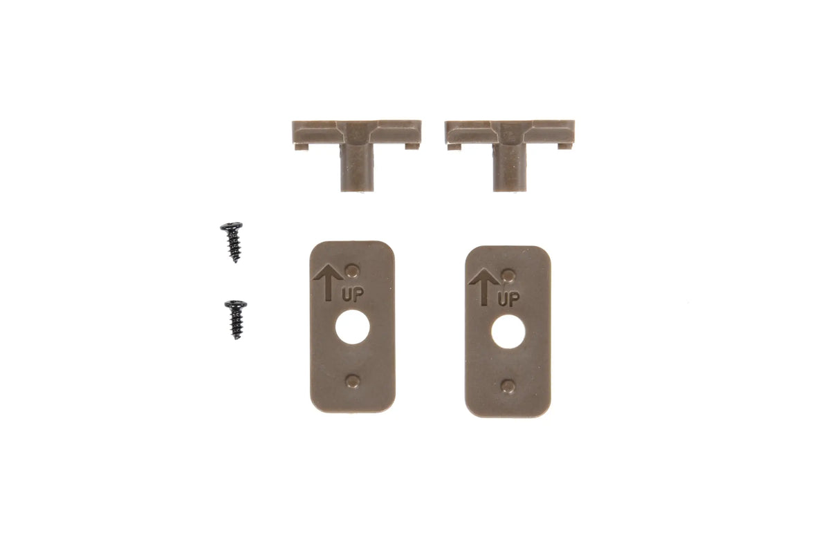 Comtac Woport headphone adapter for ARC rails (Type AMP) Tan