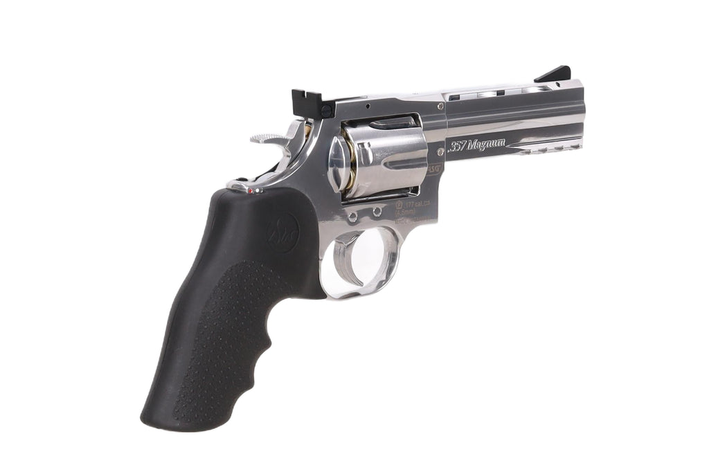 Dan Wesson 715 4" DIABOLO 4.5mm CO2 air revolver – Silver