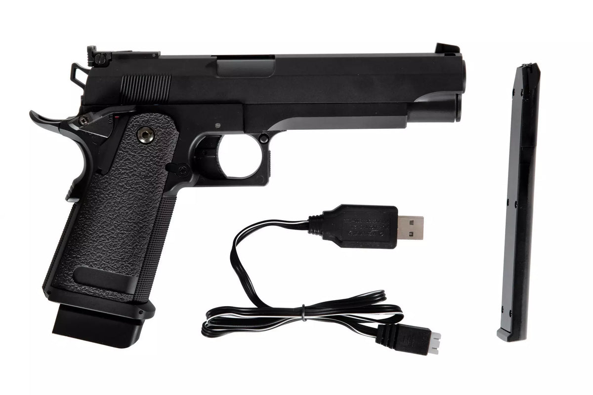 Electric pistol replica CM128S MOSFET Edition - black (OUTLET)