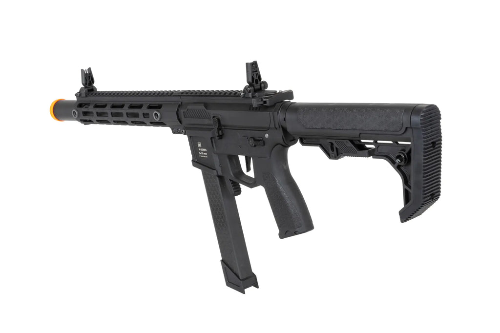 airsoft Specna Arms SA-FX02 FLEX™ HAL ETU machine gun Black with orange discharge device