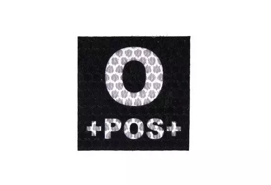 IR patch – O POS BLOOD TYPE