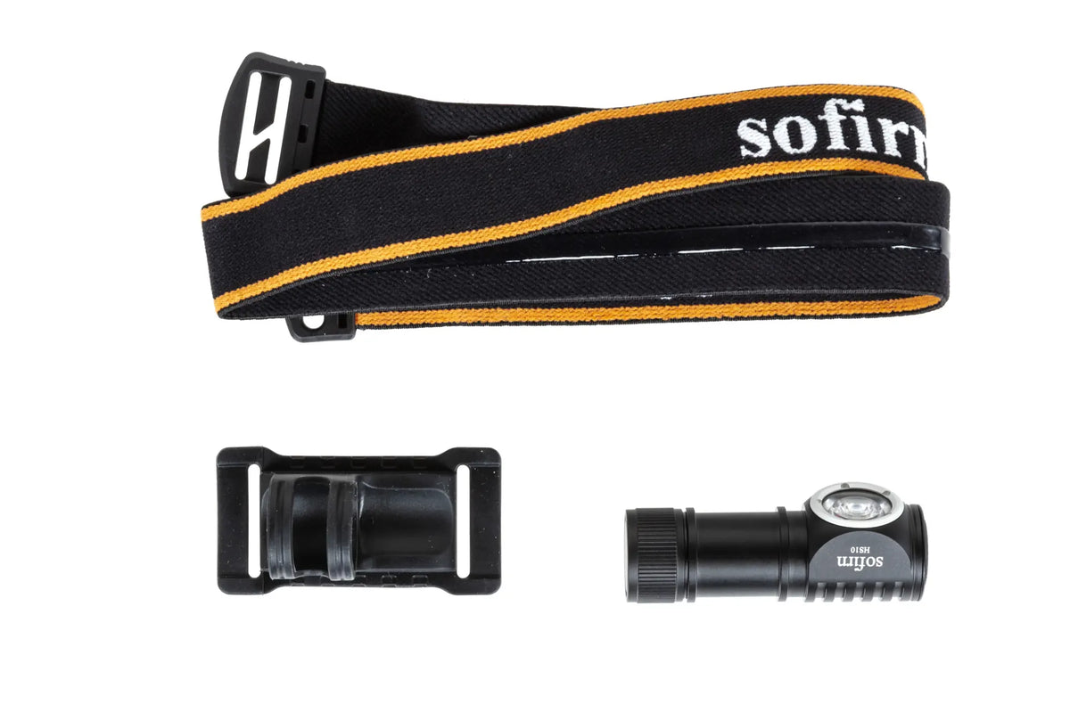 Sofirn HS10 headlamp with rechargeable battery Black