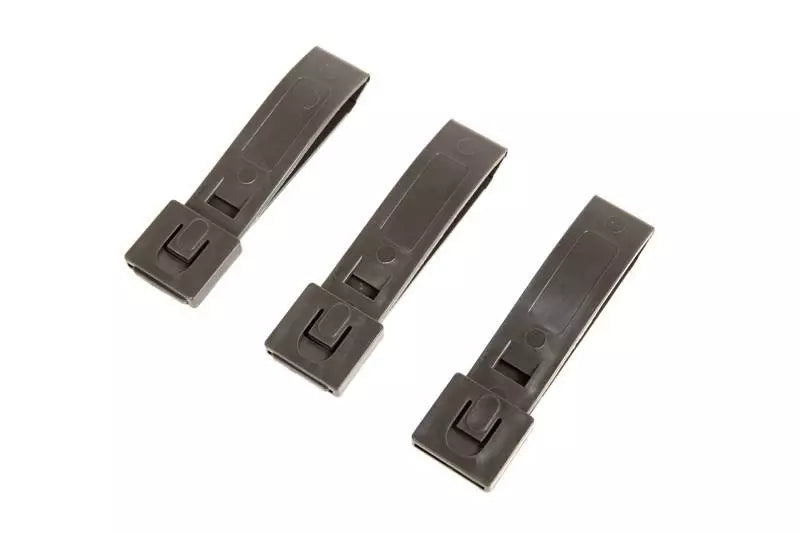 3 3pcs polymer buckle set - Mass Grey"