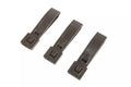3 3pcs polymer buckle set - Mass Grey"
