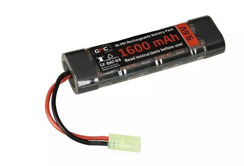 Rechargeable NiMH 9.6V 1600mAh battery