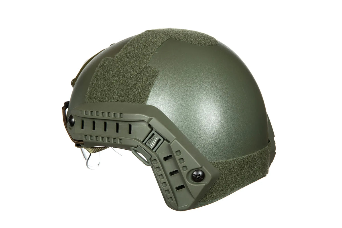 X-Shield MH helmet replica with goggles - Olive