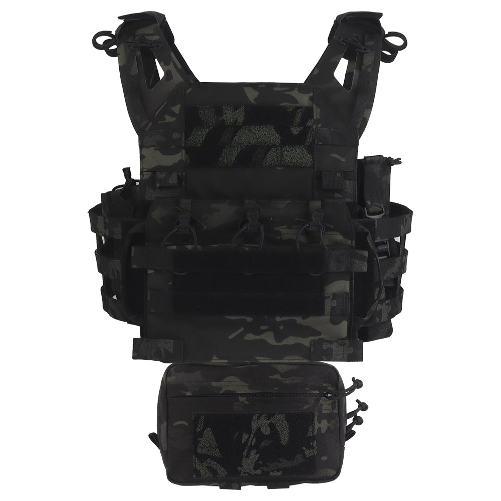 Plate Carrier Vest Wosport VE-106 Multicam Black