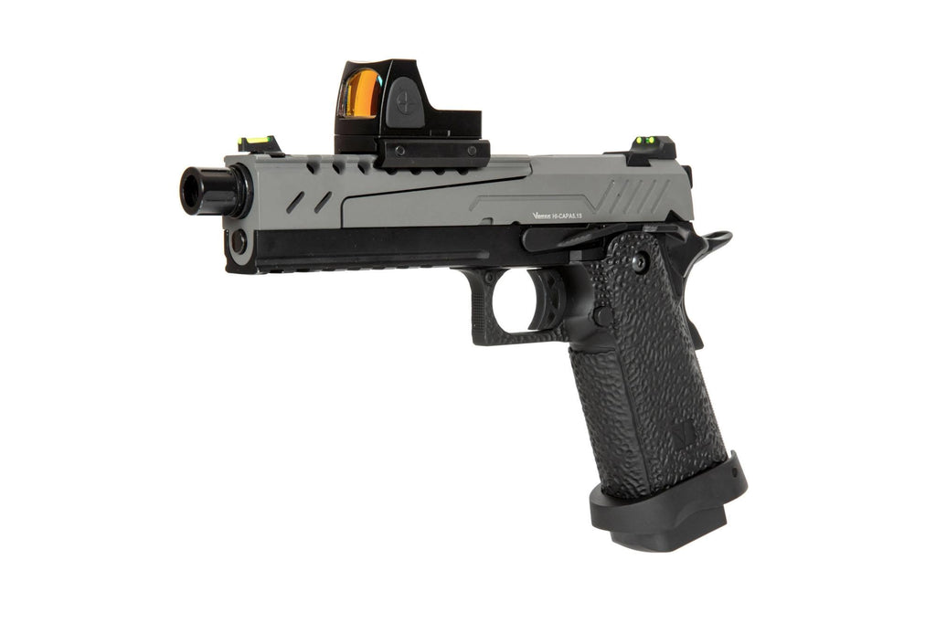 Hi-Capa 5.1 Split Side Pistol Replica - Grey / Black (with BDS Sight)