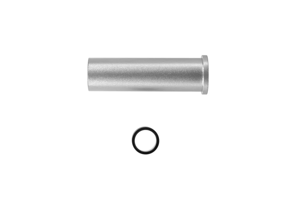 LA Capa Customs lock guide cap for TM Hi-Capa 5.1 replicas (with Delrin ring) Silver