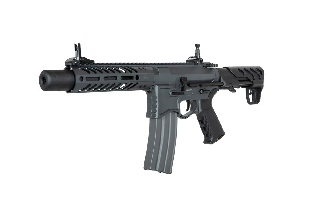 Seekins Precision 7" SBR8 carbine replica with suppressor - Grey