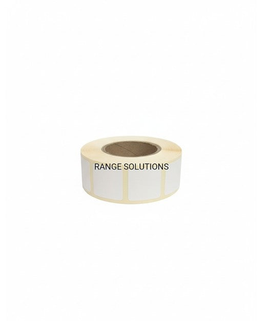 Range Solutions square disc covers, 22x22mm, 1000 pcs. – White
