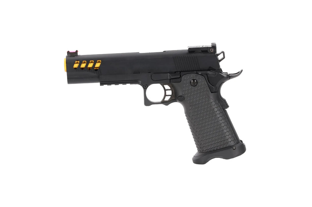 Specna Arms Hi-Capa SA-VGP08 VAPOR GBB Pistol - Black and Gold