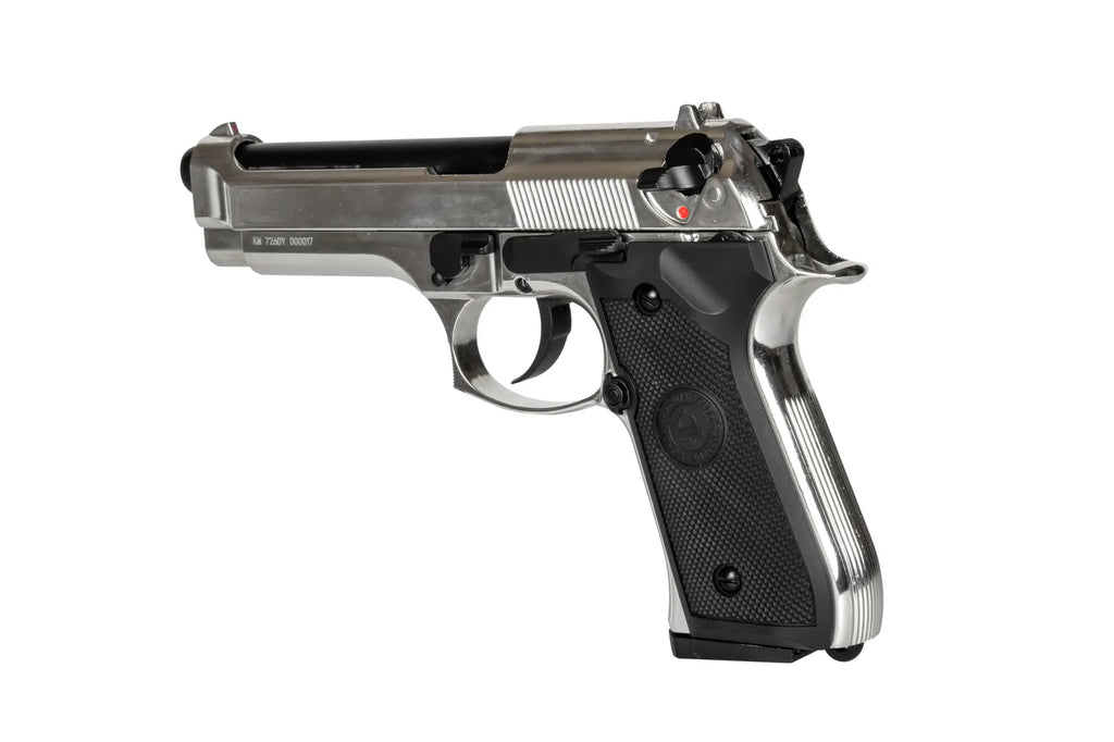 Replica of the Double Bell M92 Silver pistol