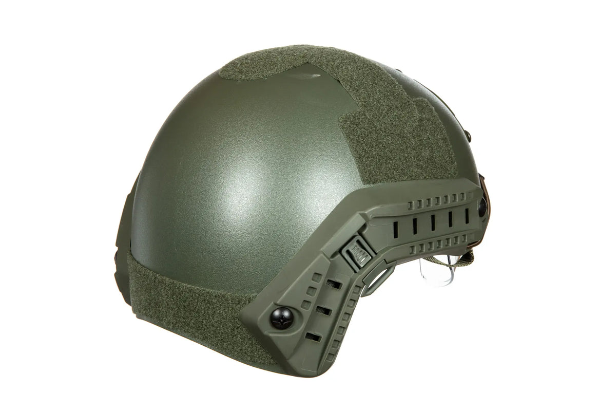 X-Shield MH helmet replica with goggles - Olive