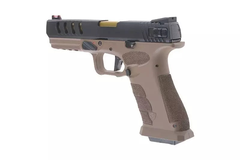 Shark Full Auto CO2 Pistol Replica - Black/Tan