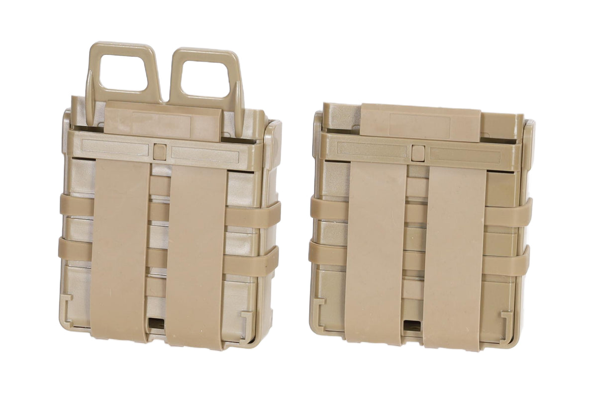 Podwójna ładownica SATAC Open III (L) na magazynki 7,62mm Tan