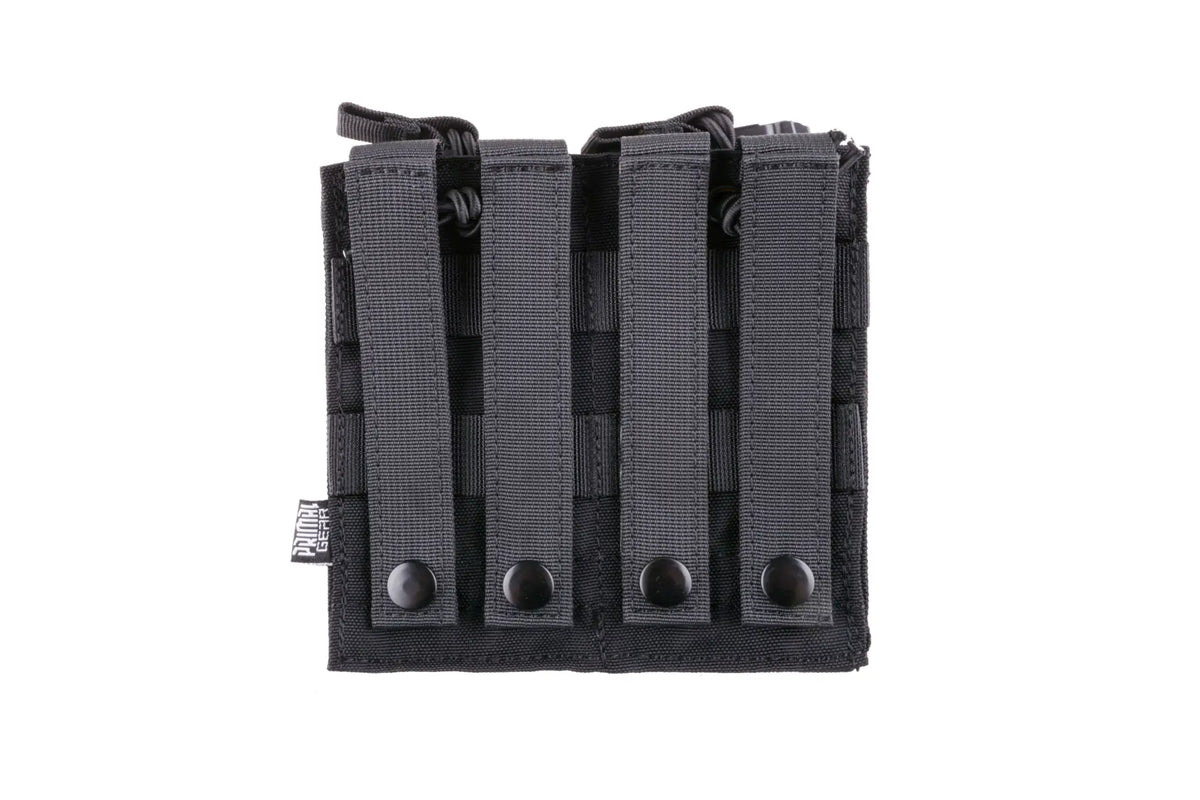 Double Open I Pouch for AK/M4/G36 Magazines - Black