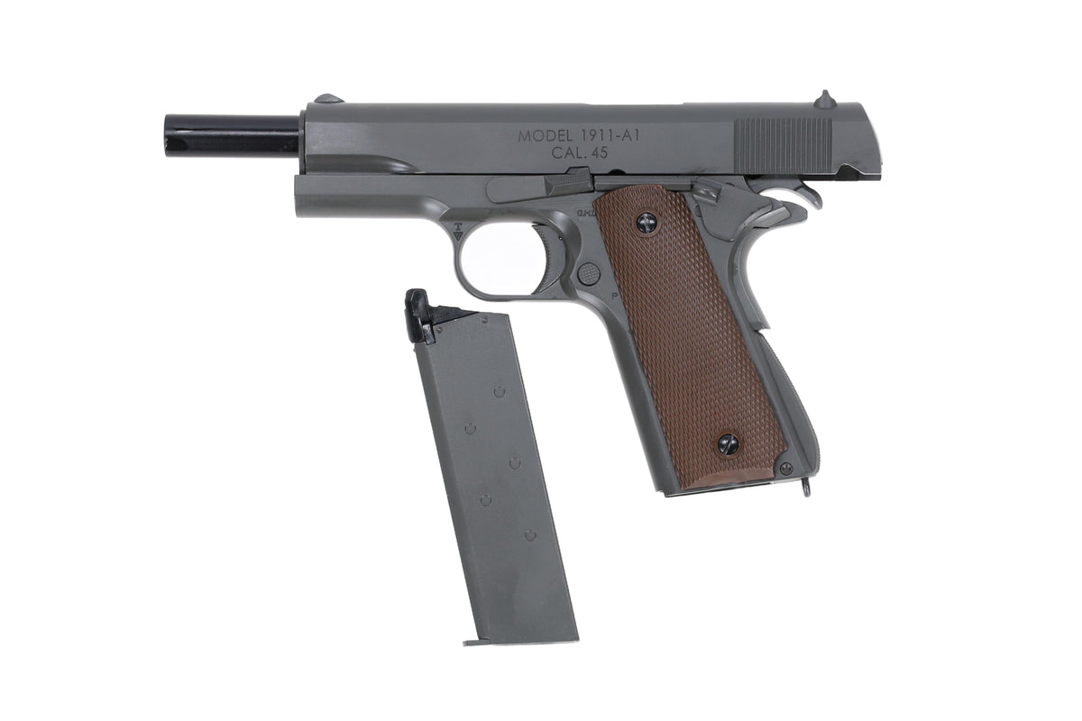 King Arms 1911-A1 cal.45 grey airsoft green gas pistol
