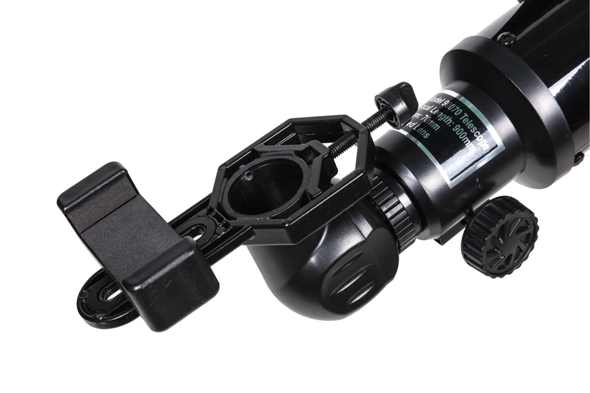 OPTICON ProWatcher 70F900EQ telescope with carrying case and phone adapter