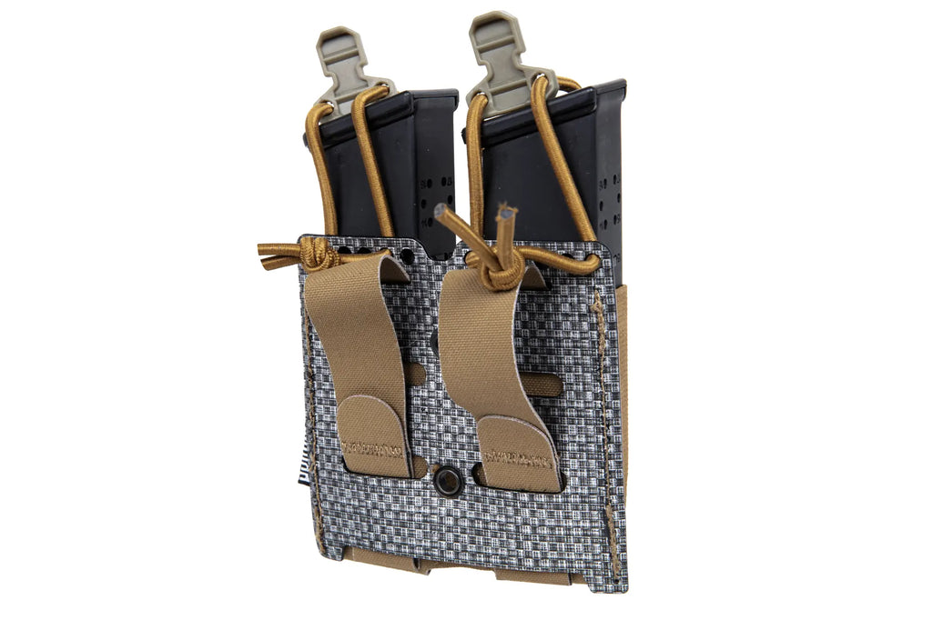 Primal Gear Coyote Brown flexible double pistol pouch