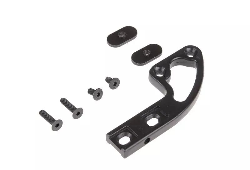 Aluminum flashlight mount - black