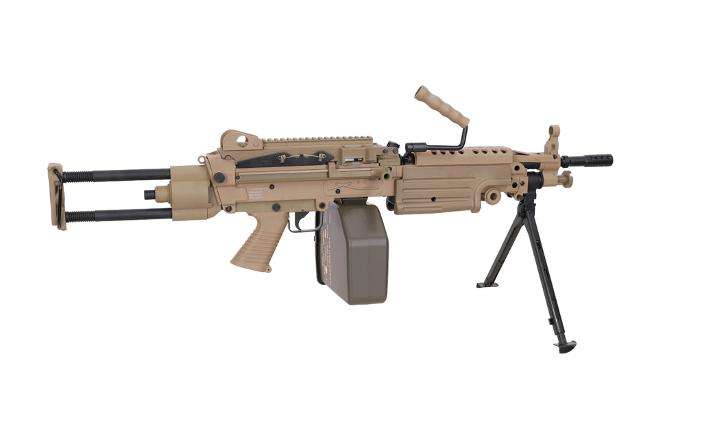 FN HERSTAL M249 PARA CORE machine gun AEG -Tan